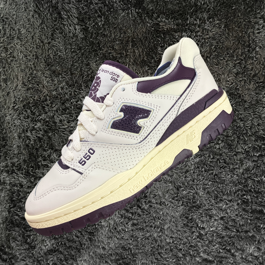 New Balance 550 Purple White