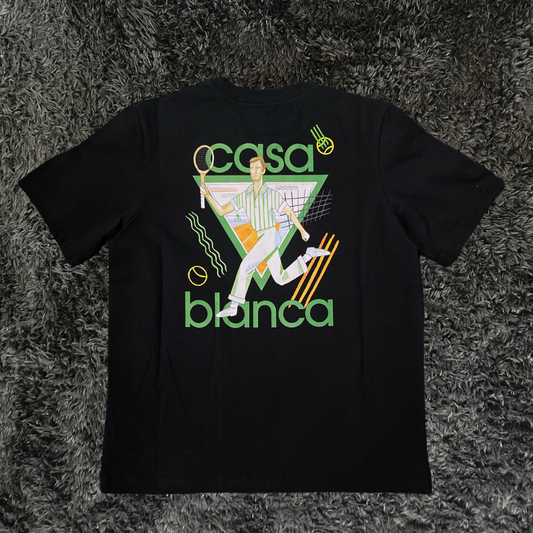 Casablanca Le Jeu Printed Black T-shirt