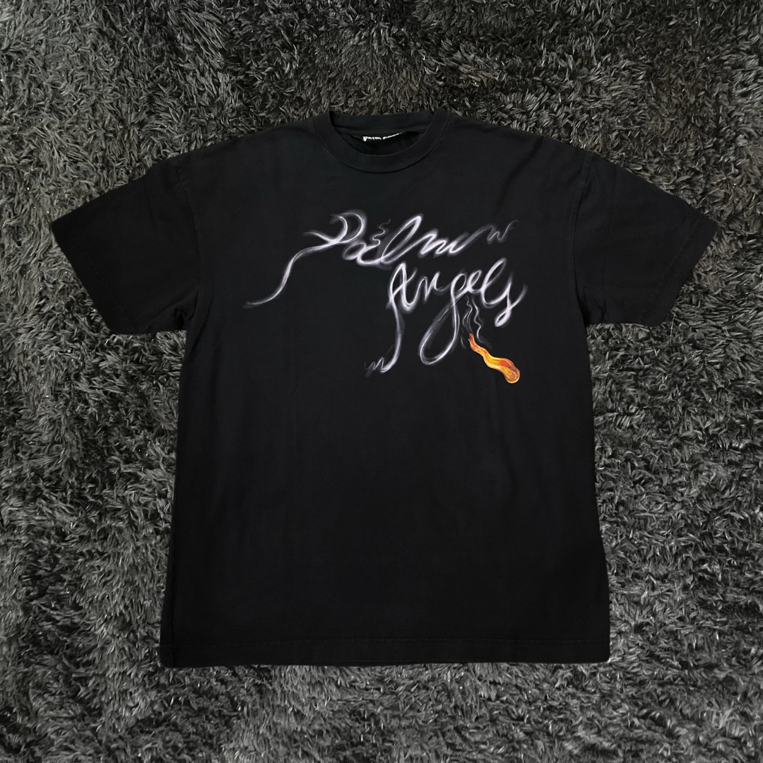 Palm Angels Foggy Pa Black T-shirt