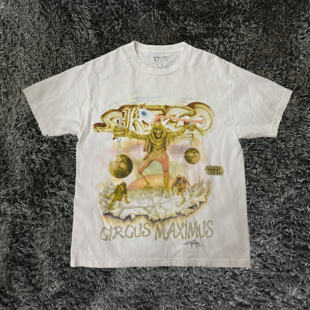 Cactus Jack Skitzo Circus Maximus White T-shirt