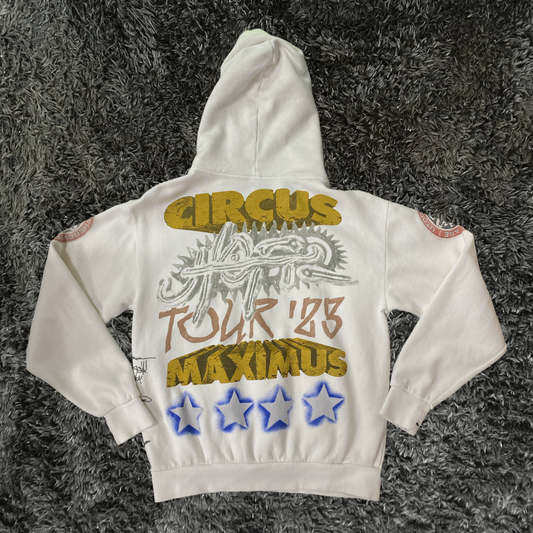 Cactus Jack Circus Maximus White Hoodie