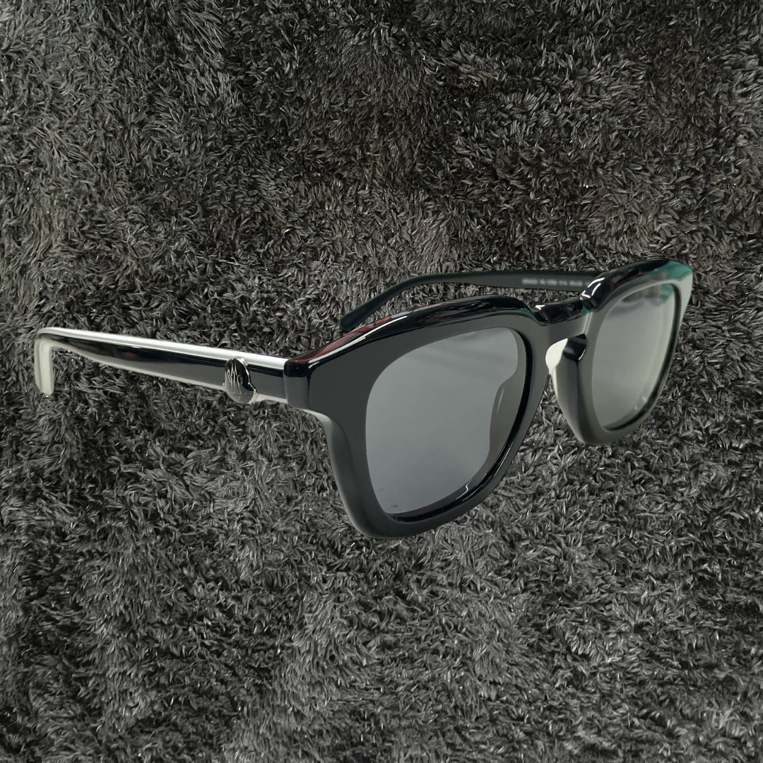 Moncler Black White Sunglasses