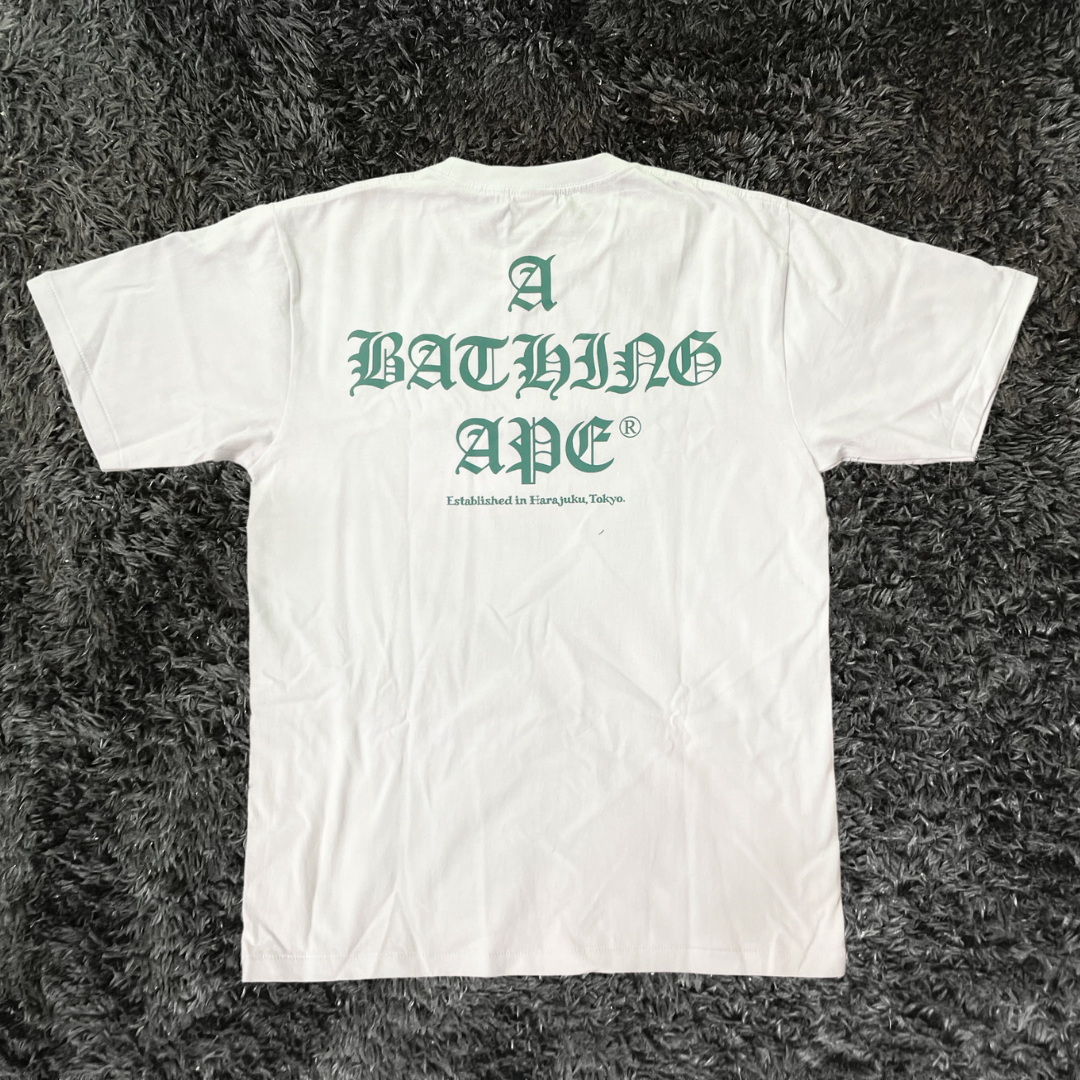 Bape Bathing Ape Logo White T-shirt