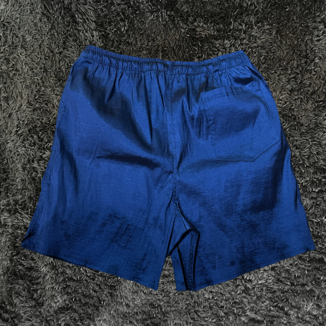 CrowStar Blue Nylon Short