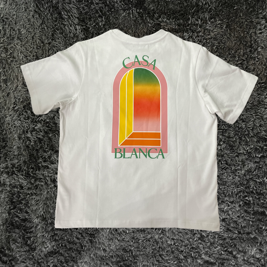 CasaBlanca Casa Gradient Arch Logo Printed T-shirt