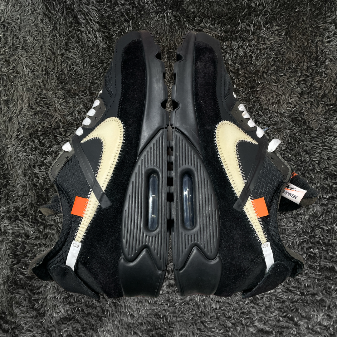 Air Max 90 Off-White Black (De Uso)