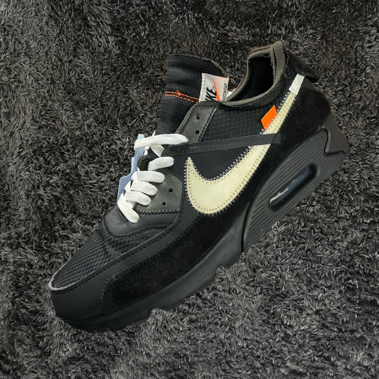 Air Max 90 Off-White Black (De Uso)