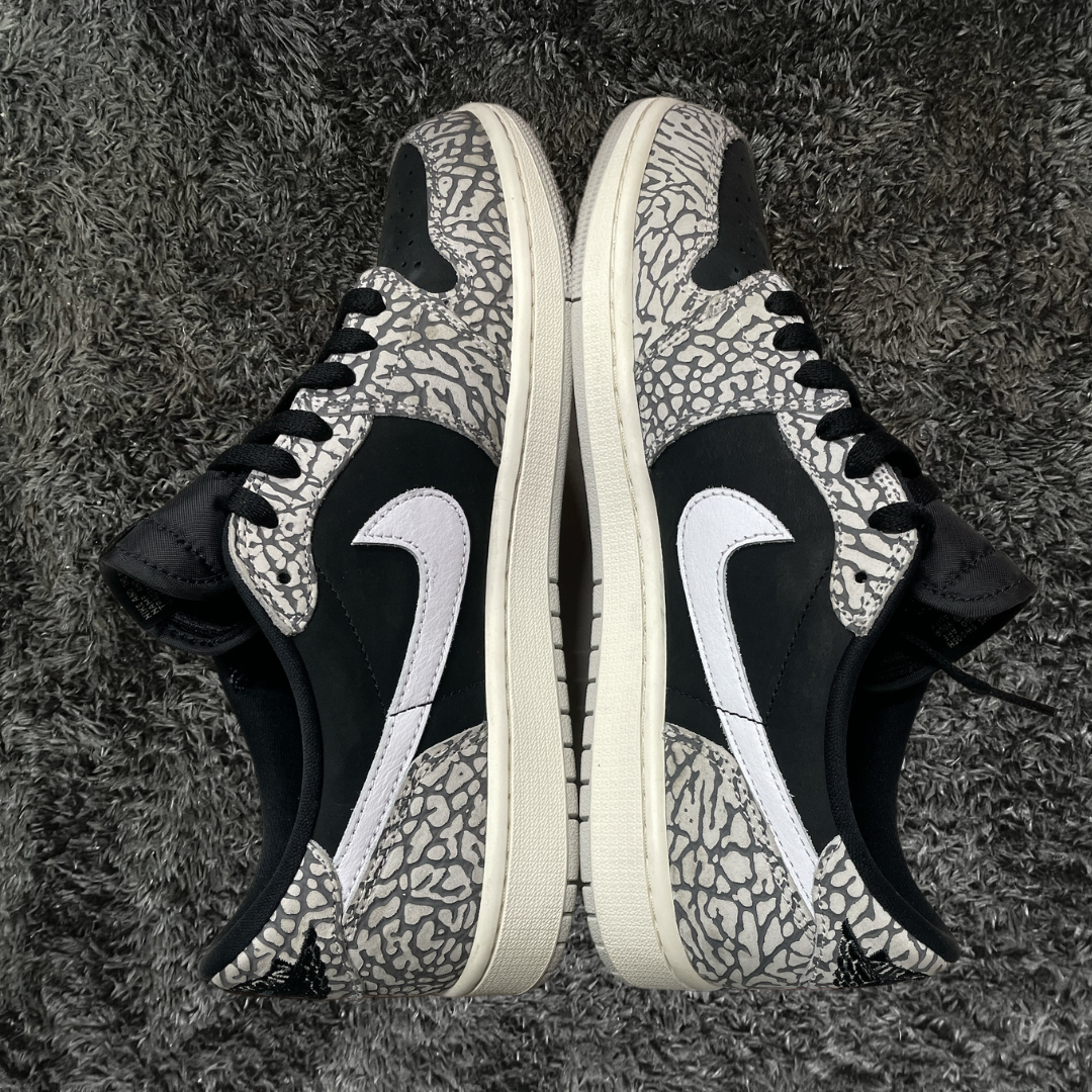 Jordan 1 Low	Black Cement (De Uso)