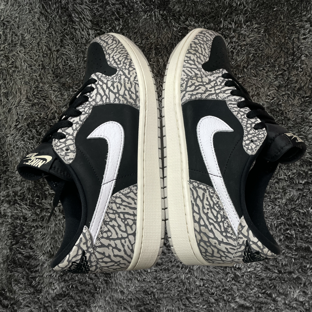 Jordan 1 Low	Black Cement (De Uso)