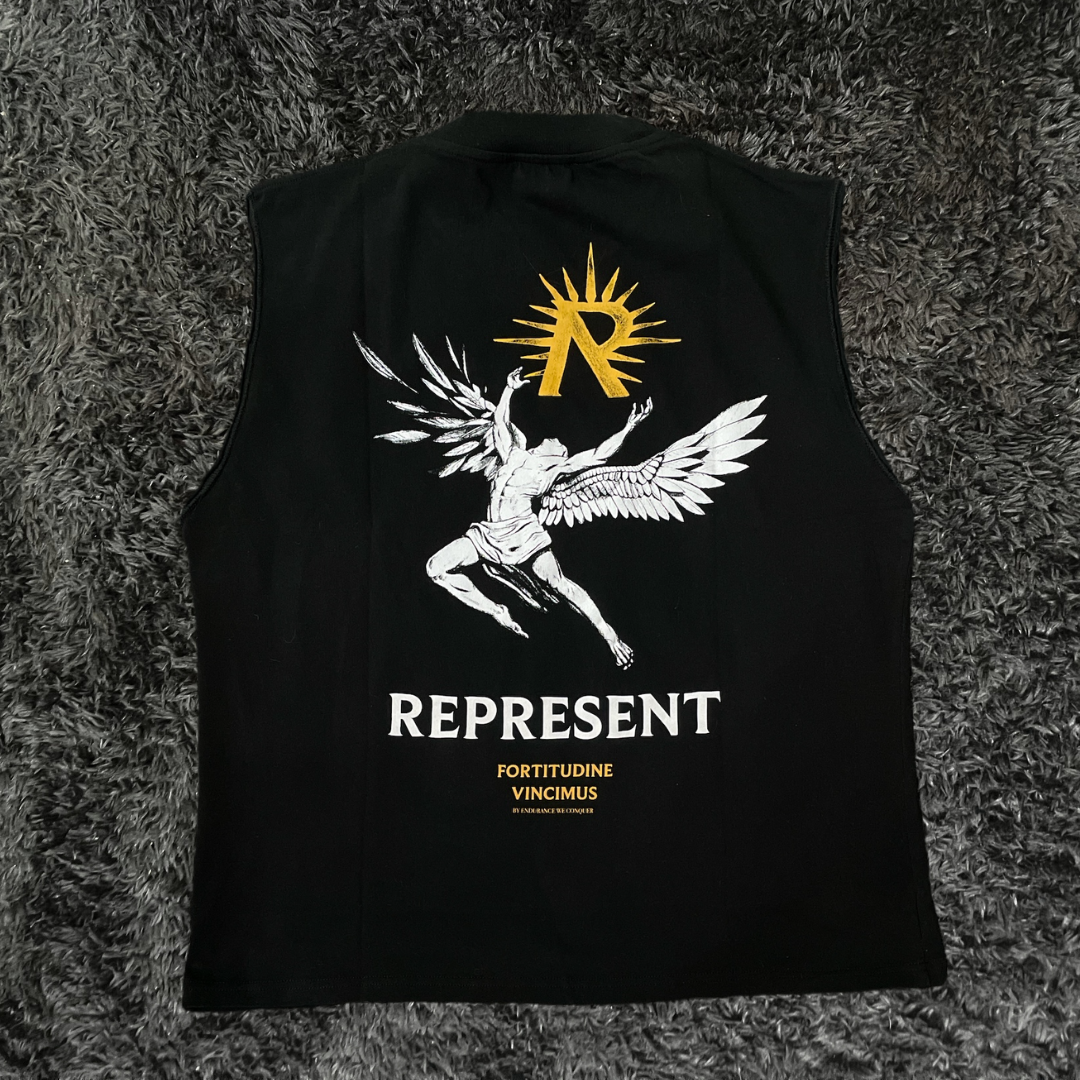 Represen Black Icarus Tank Jersey