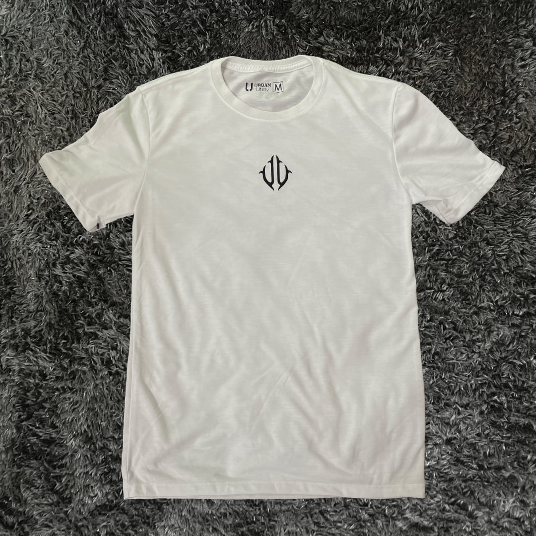 Urban Essentials White Black Gothitc T-shirt