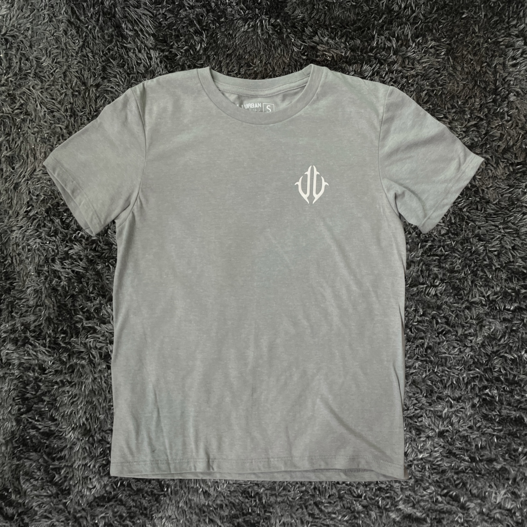 Urban Essentials Grey Fog White T-shirt