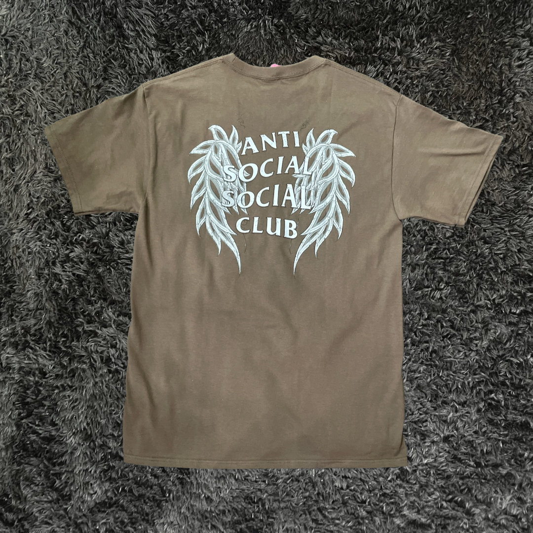 Anti Social Social Club I'll Never Get Back To You Brown T-shirt