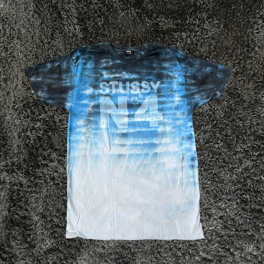 Stussy N4 Tie Dye Blue T-shirt