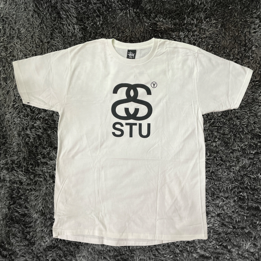 Stussy Double S STU White T-shirt