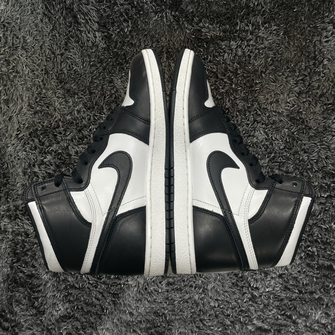 Jordan 1 High 85' Black and White (De Uso)