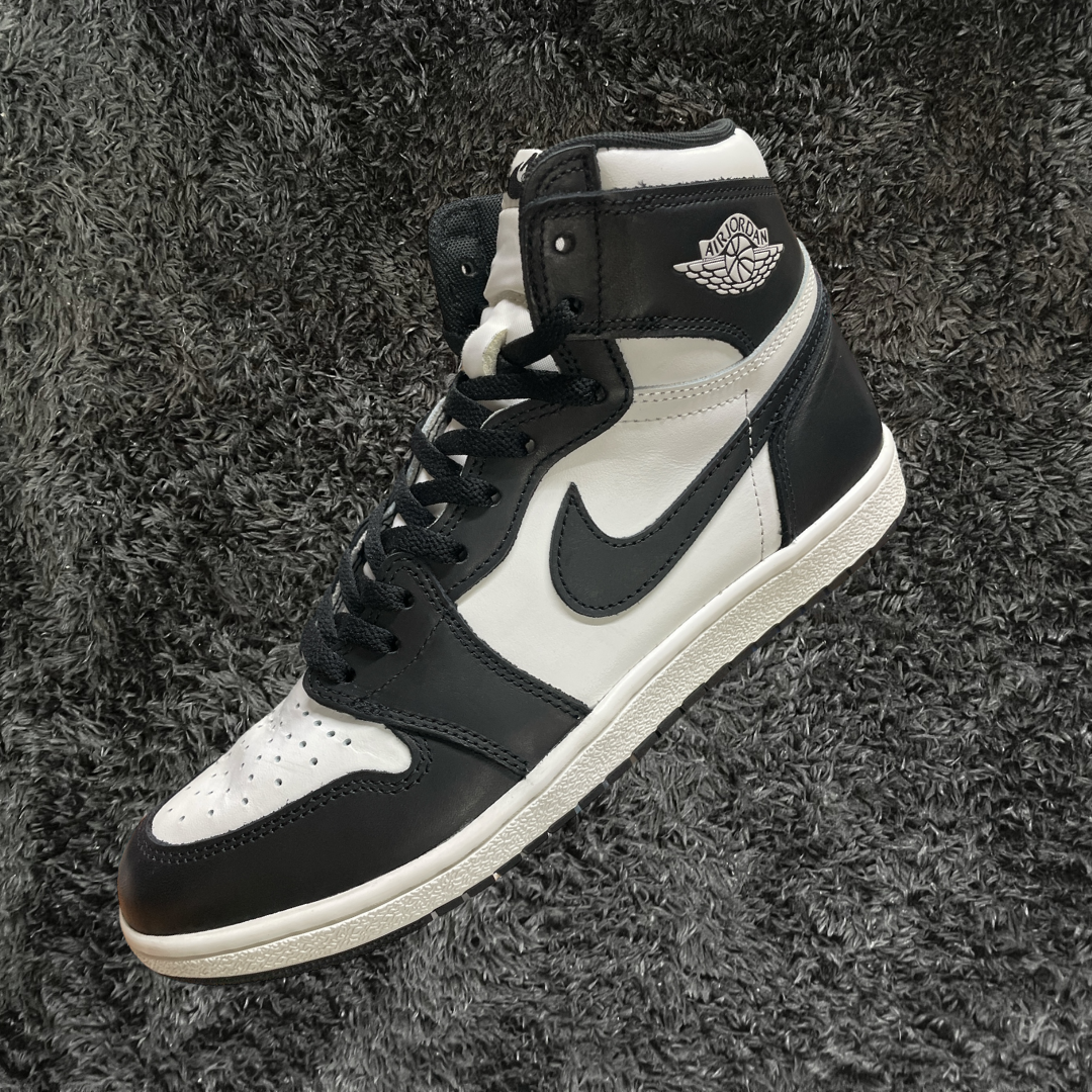 Jordan 1 High 85' Black and White (De Uso)