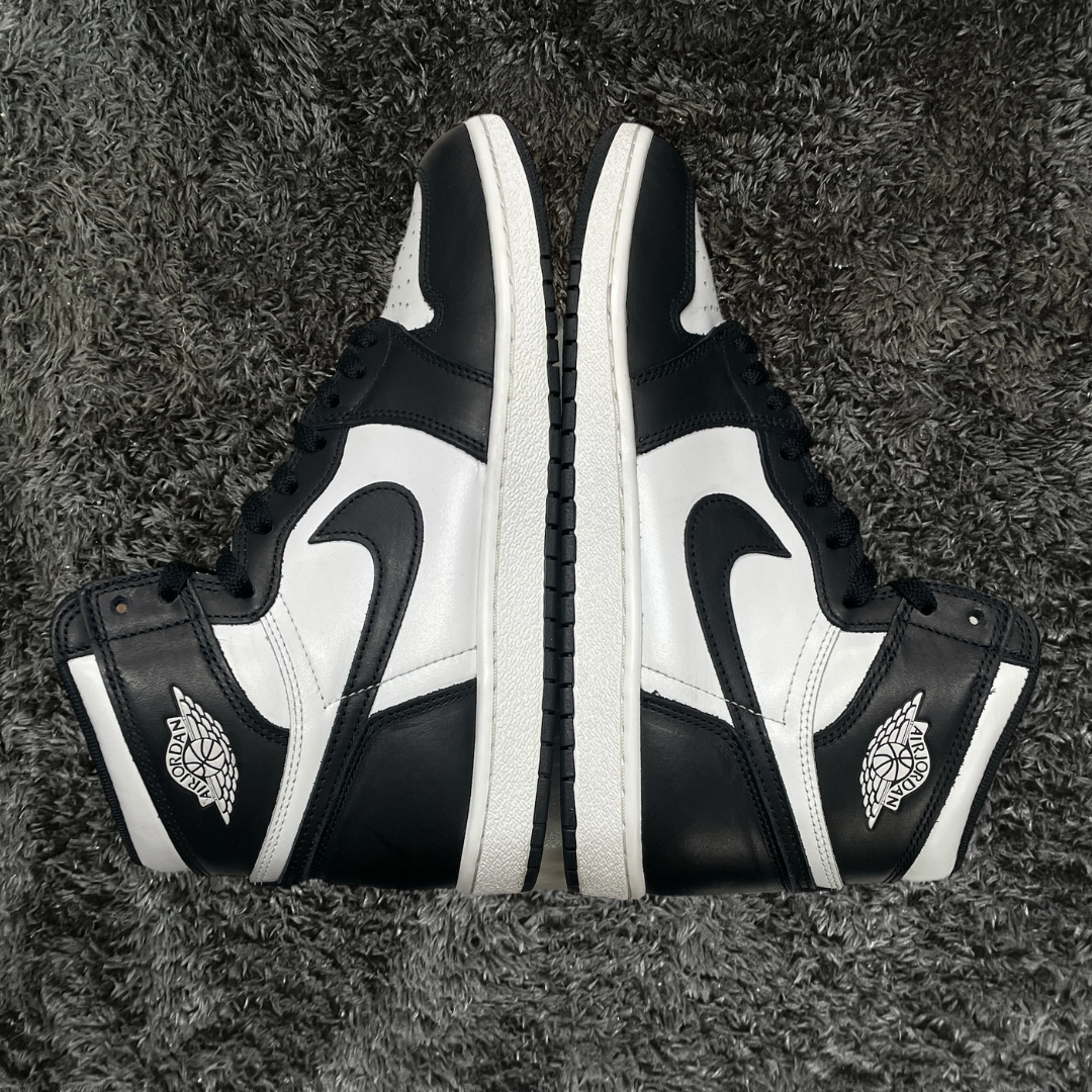 Jordan 1 High 85' Black and White (De Uso)