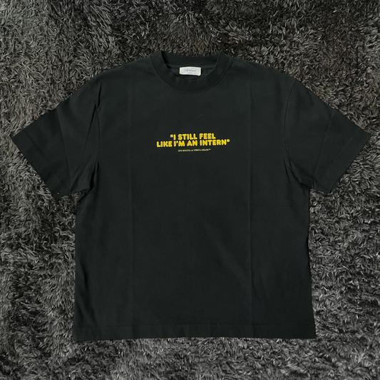 Off White Intern Skate Black Yellow T-shirt