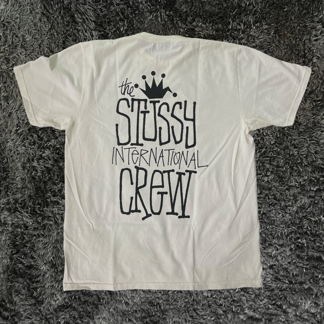 Stussy Crown International Pig Dyed Natural T-shirt