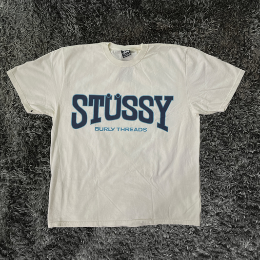 Stussy Burly Threads Pig Dyed Natural T-shirt