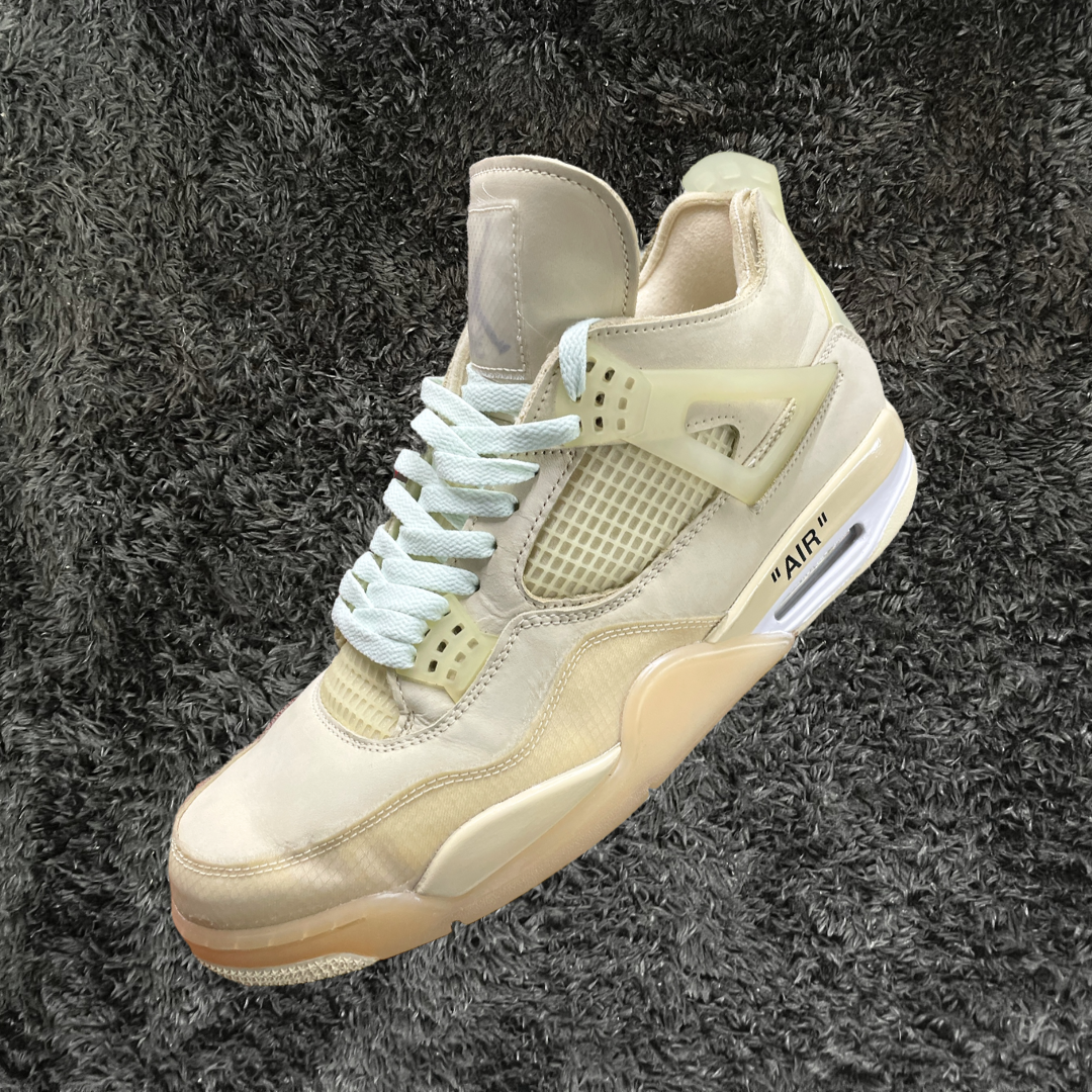 Jordan 4	Off-White Sail (W) (De Uso)