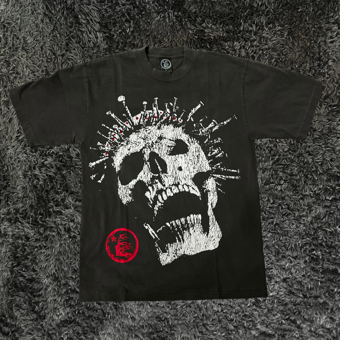 Hellstar Crowned Skull Vintage Black T-shirt