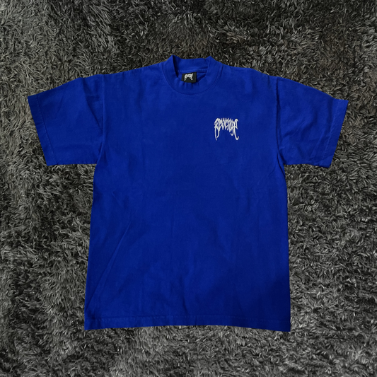 Revenge	Embroidered Logo Royal T-shirt