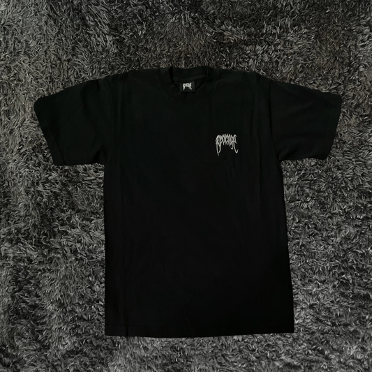 Revenge Embroidered Logo Black T-shirt