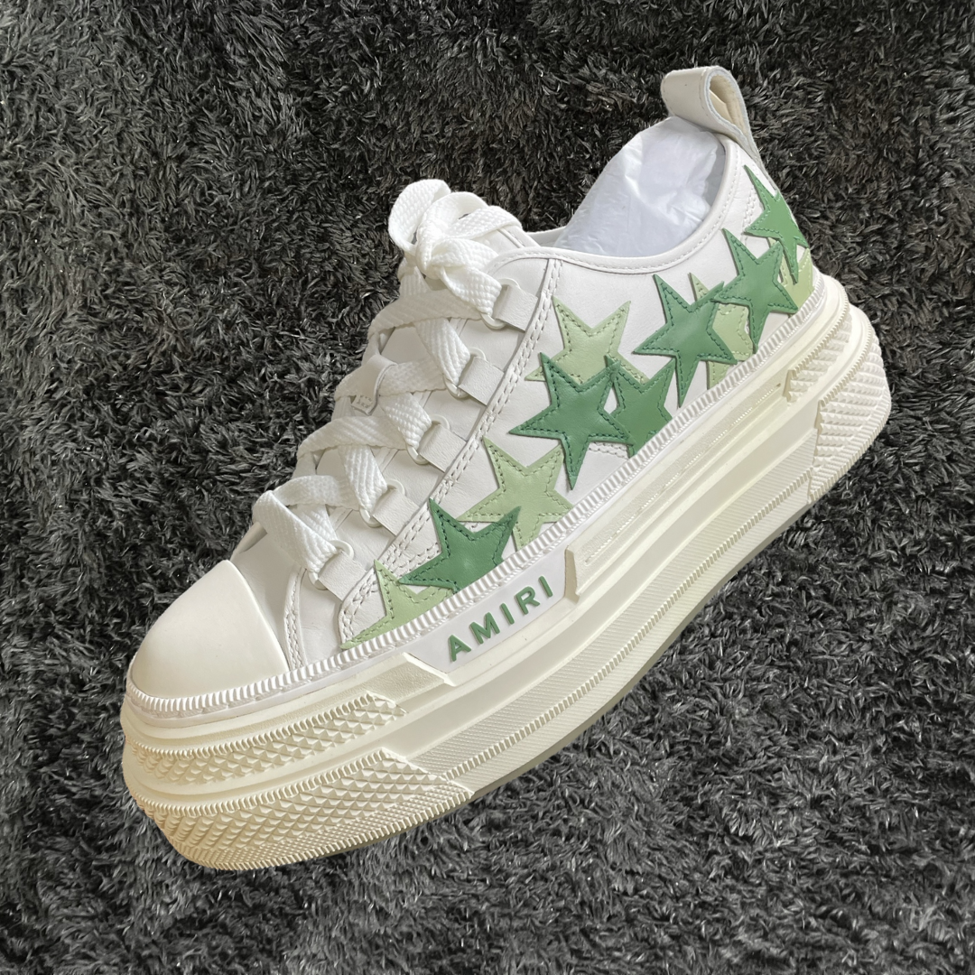 Amiri Court Low Stars Platform Mint