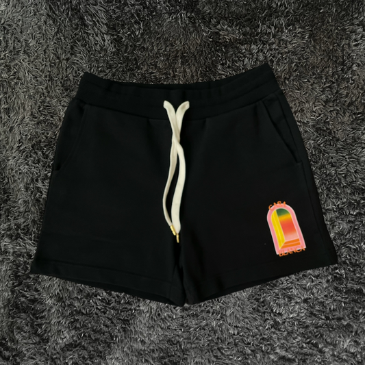 CasaBlanca Gradient Arch Logo Black Short