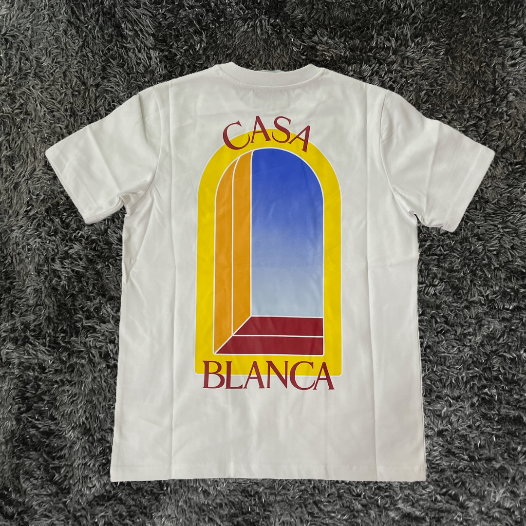 CasaBlanca L'Arche De Jour Printed White T-shirt