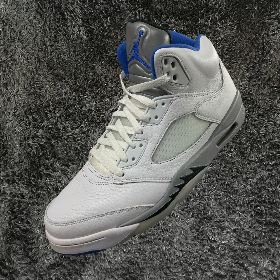 Jordan 5 White Stealth (2021) (De Uso)