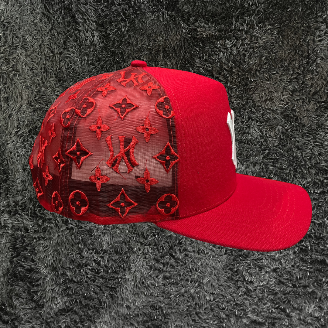 Prevail NY Monogram Red Cap