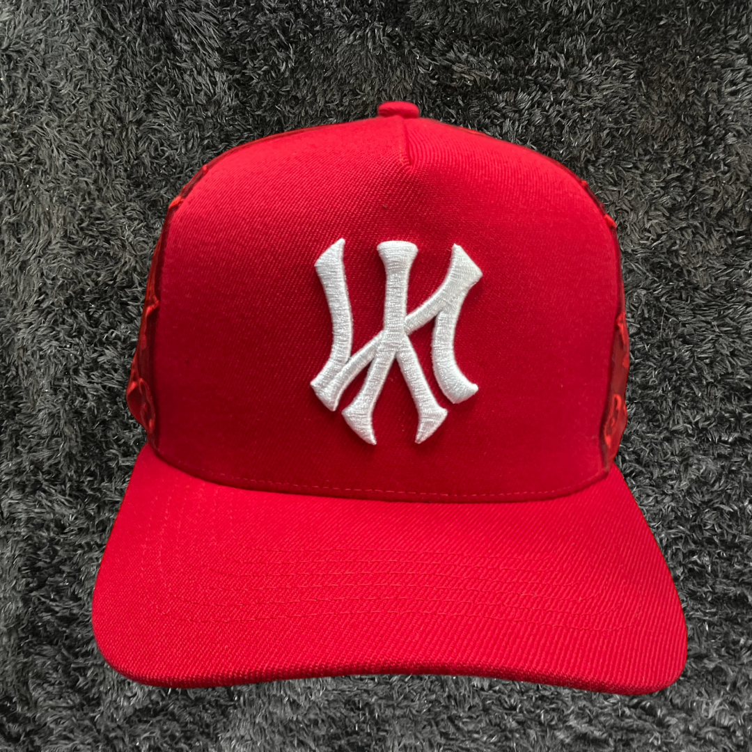 Prevail NY Monogram Red Cap