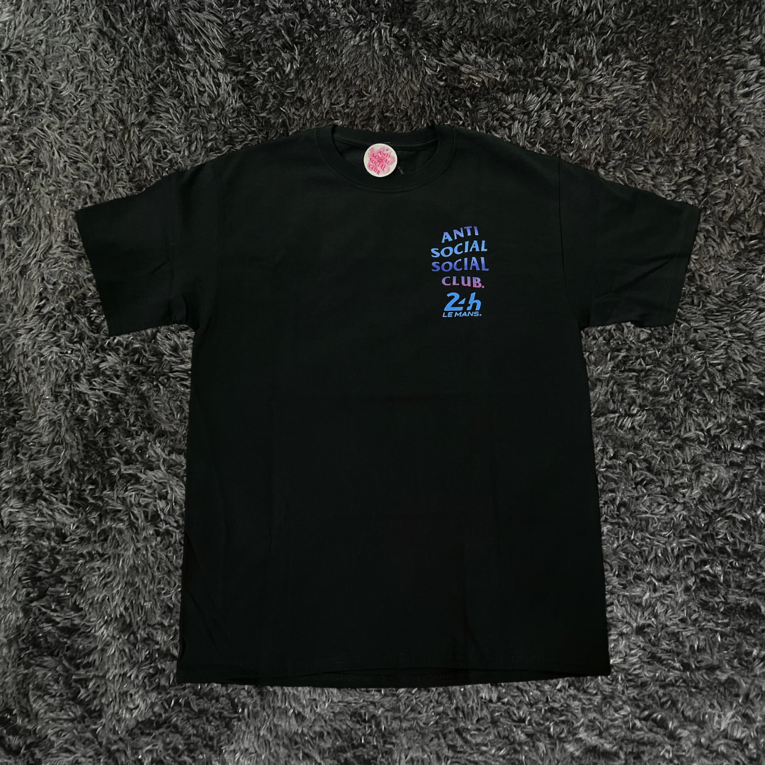 Antis Social Social Club 24 hours Of Le Mans Black Blue T-shirt