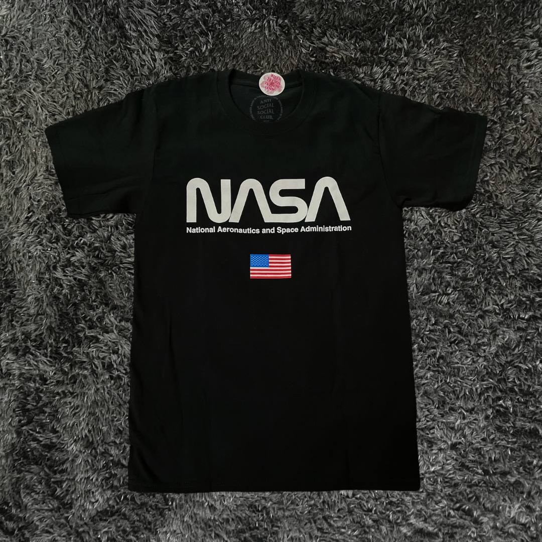 Anti Social Social Club And Nasa Black T-shirt