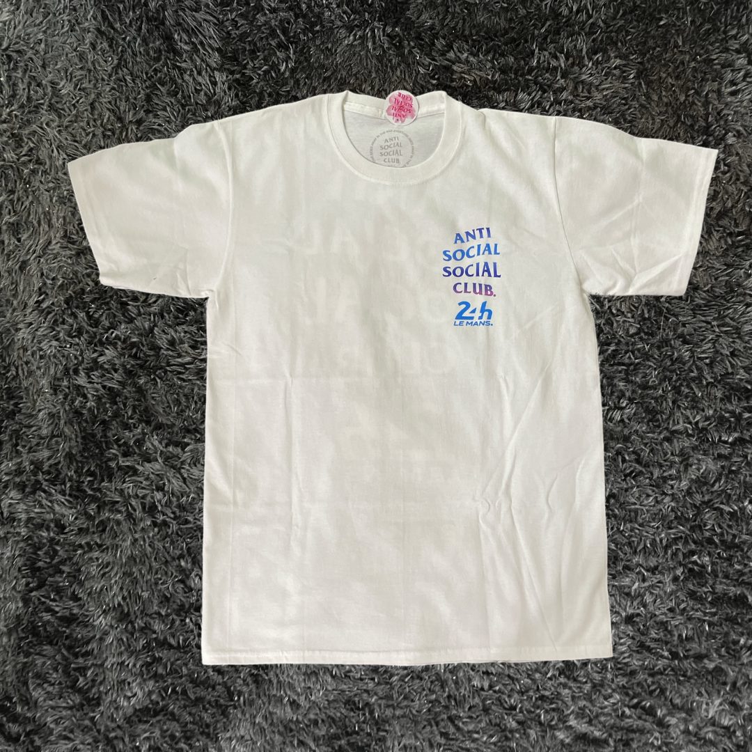 Anti Social Social Club 24 hours Of Le Mans White T-shirt