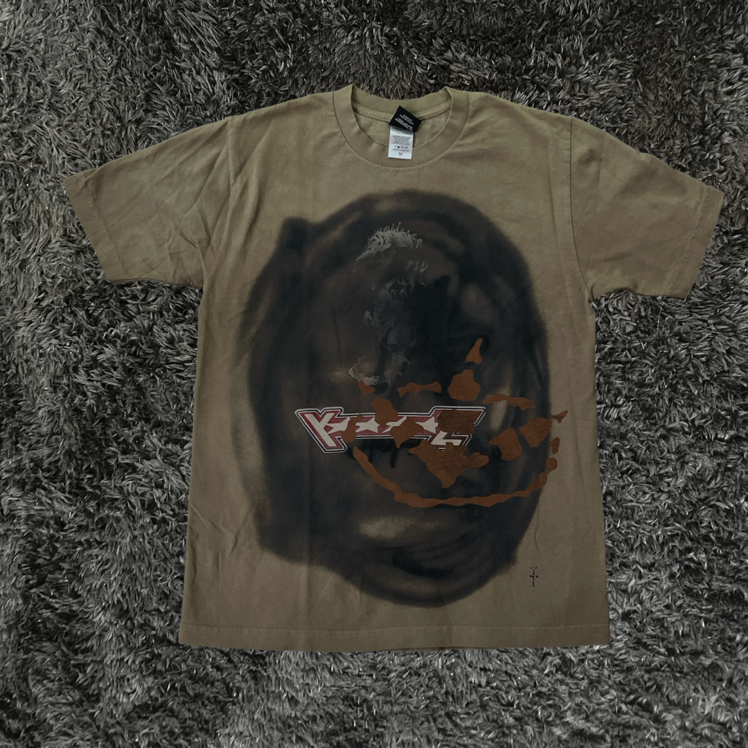 Cactus Jack Sprayed Khaki T-shirt