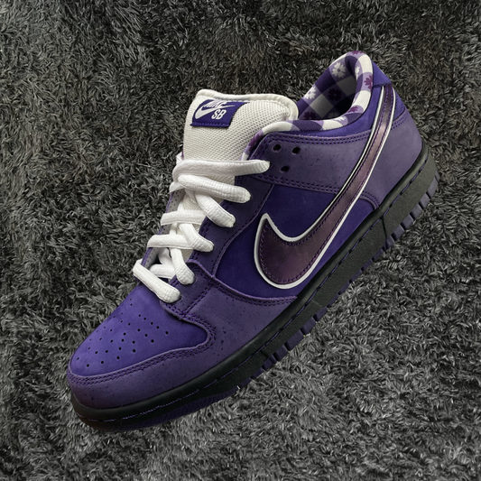 Dunk SB Low	Concepts Purple Lobster Special Box & Laces (De uso)