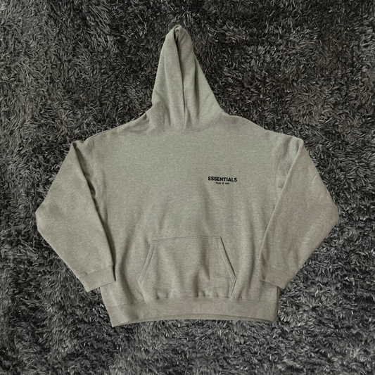 Essentials Dark Oatmeal Hoodie