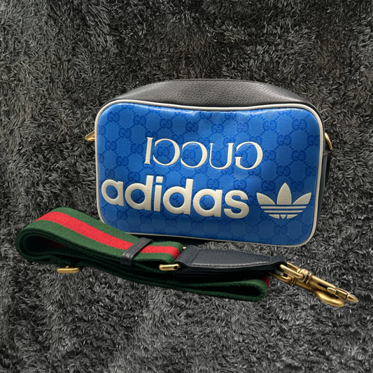 Gucci Adidas Bag Crystal Vintage Monogram