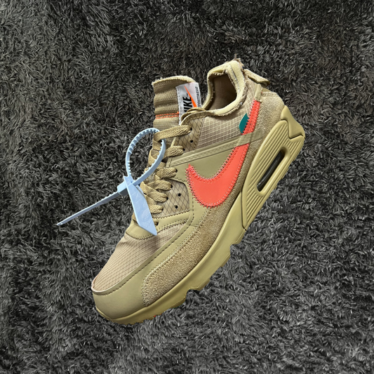 Air Max 90 Off White Desert Ore (De uso)