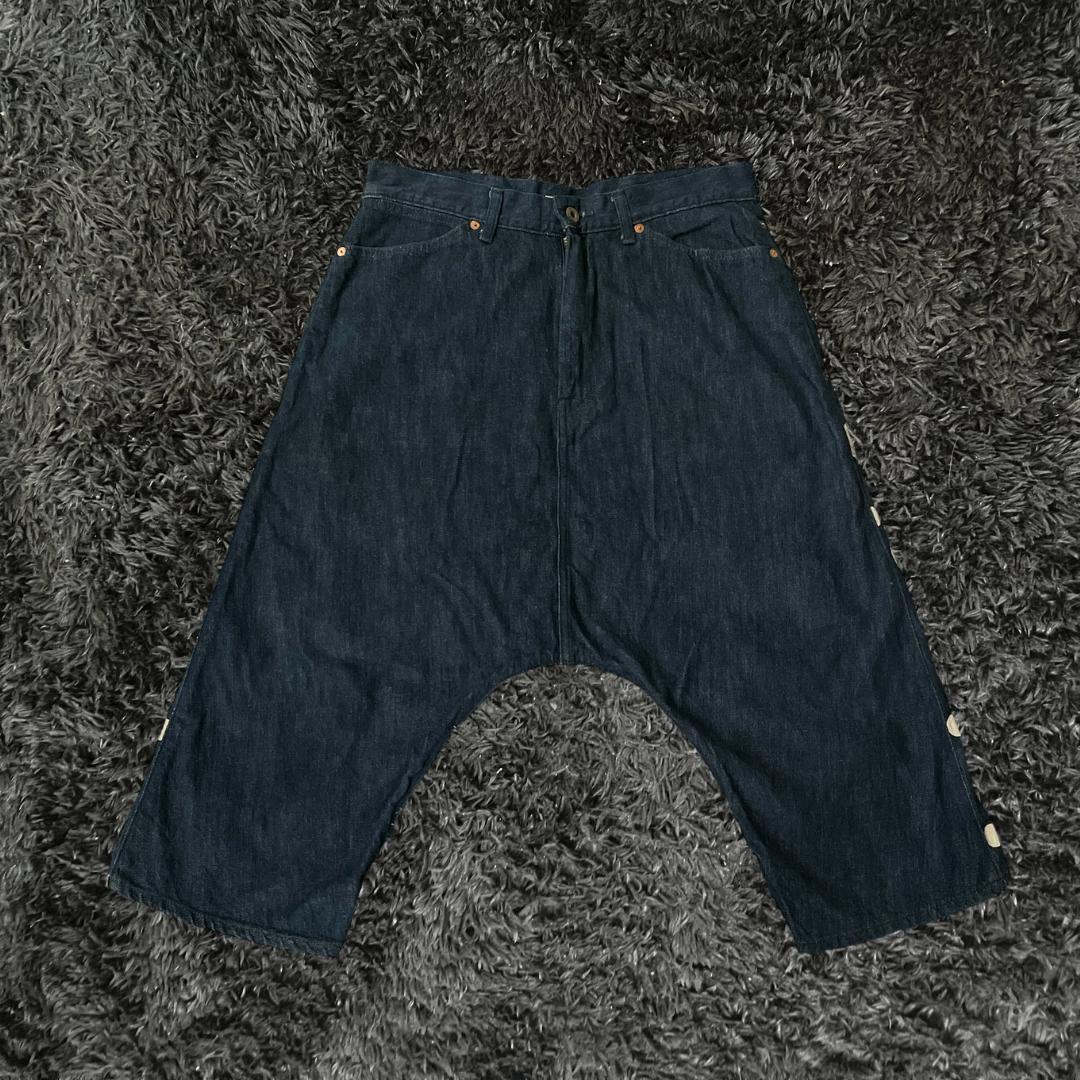 Kapital Denim Easy Baggy Short