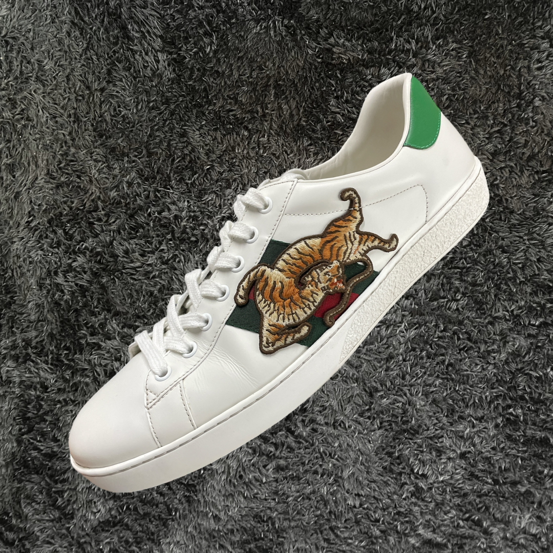 Gucci Ace Tiger Green (De Uso)