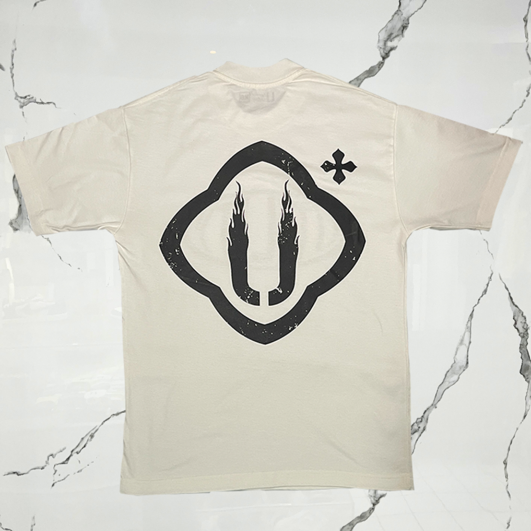 Urban Utility "UFlames" Bone T-Shirt