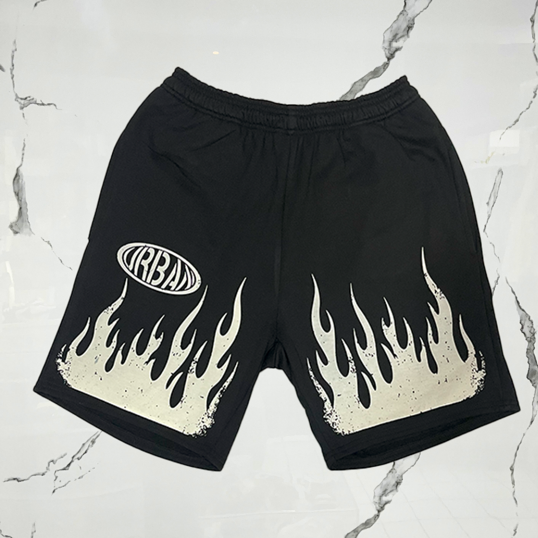 Urban Utility "UFlames" Black Short