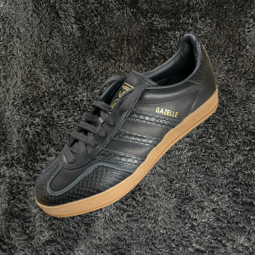 Adidas Gazelle Indoor Core Black Snakeskin