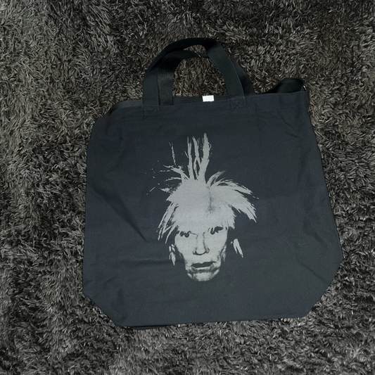 Uniqlo Kaws x Andy´s Warhol Robot Black Tote Bag