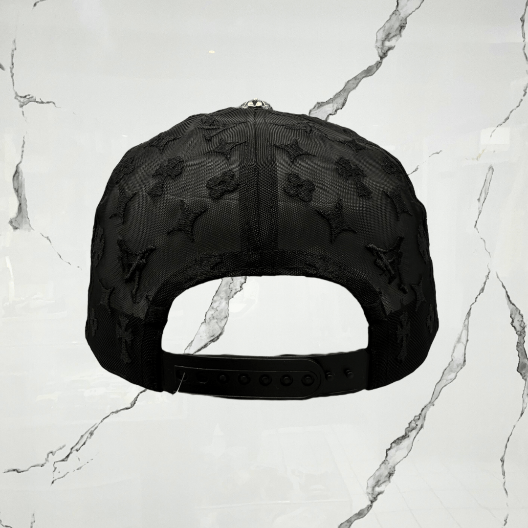 Prevail LA Crystal Monogram Black Cap - Urban Utility